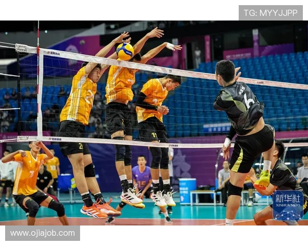 全运会排球男子18岁以下组3-4名决赛上海队力克黑龙江队夺得第三名